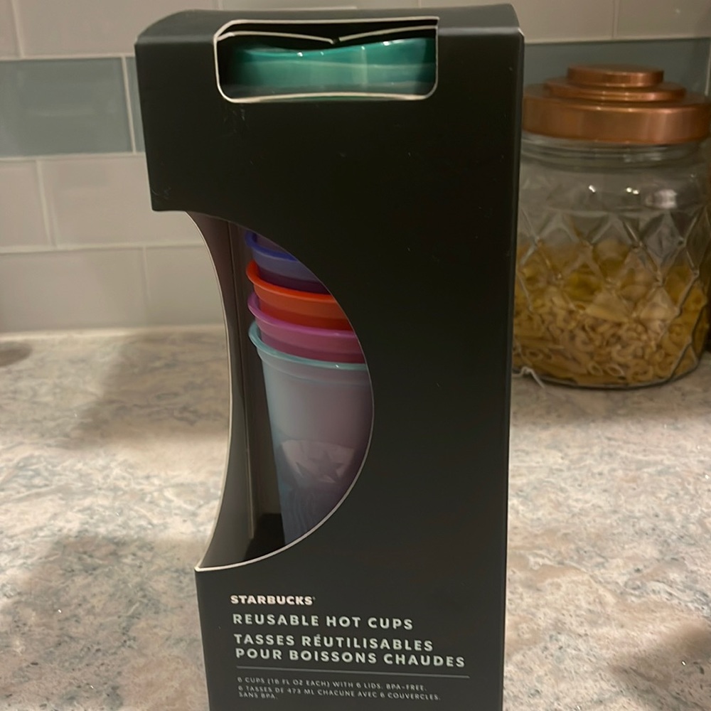 Starbucks New Summer colors hot coffee cup reusables